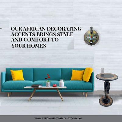 African-inspired decorating accents