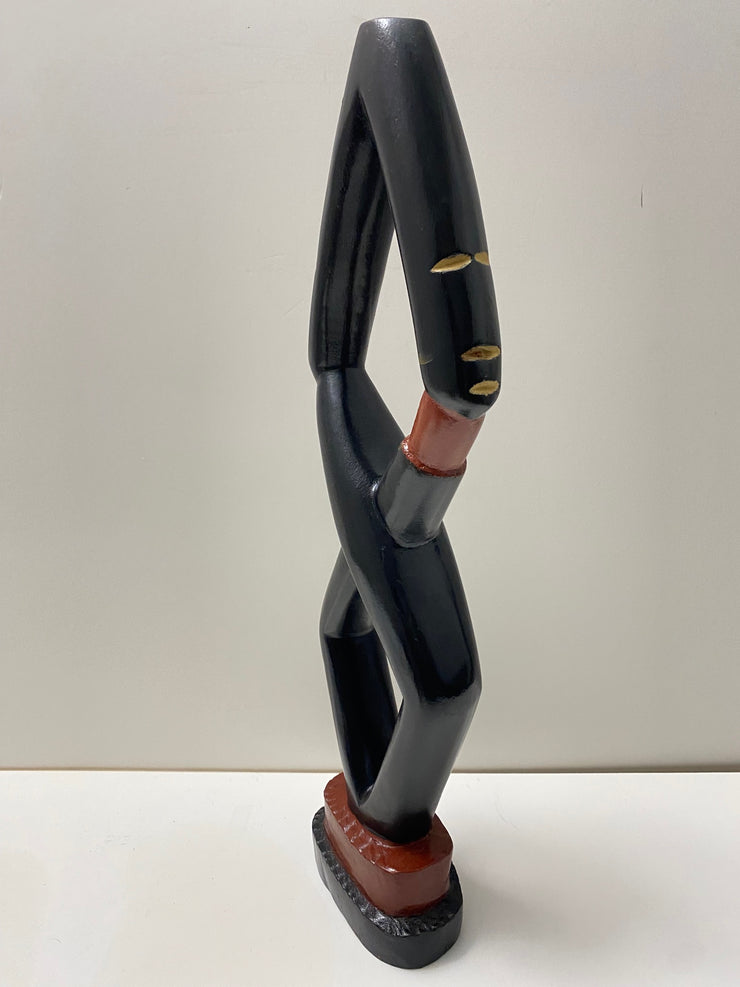 "Inseparable" Wood Statuette