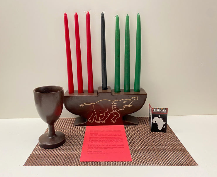 Kwanzaa Elephant Celebration Set