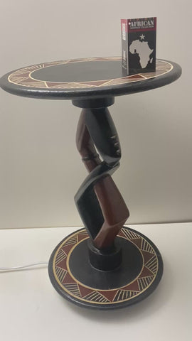 Handcrafted Lovers Accent Table