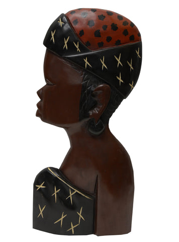 Handcrafted Ohemaa Wall Bust