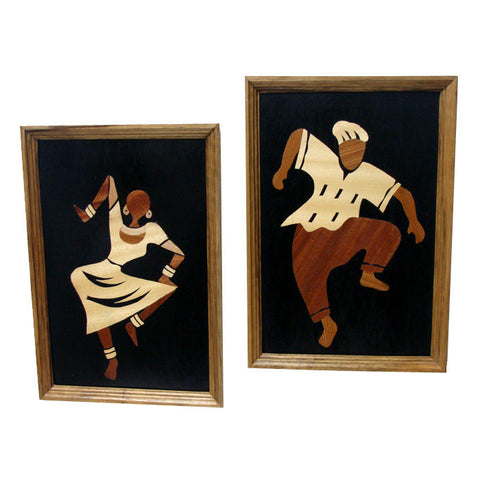 African Rythms wood collage