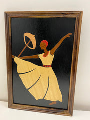 "Free Expression" wood collage