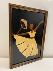 "Free Expression" wood collage