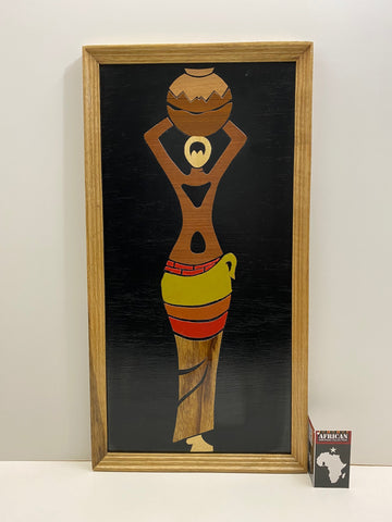 "Woman Of Hope" Wood Overlay Wall Hanging