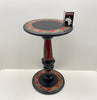 Handcrafted Zulu Head Accent Table