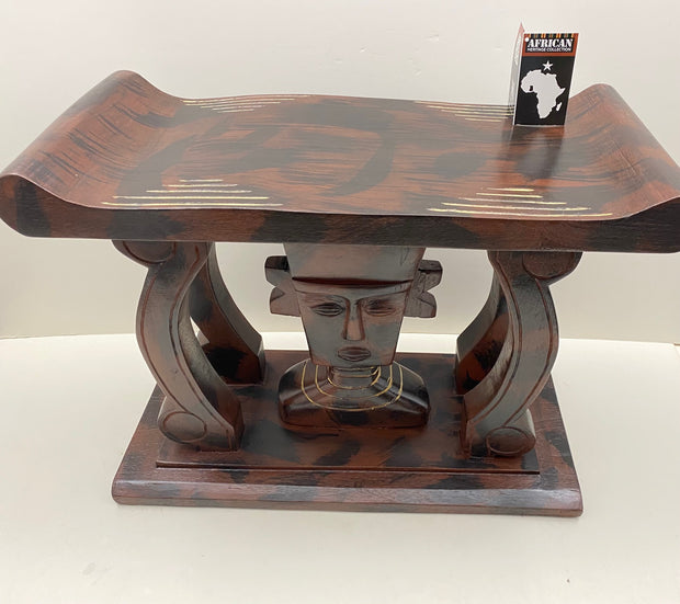 Ornate Ashanti New Edition "Oheneba" Prince Stool
