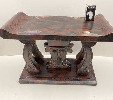 Ornate Ashanti New Edition "Oheneba" Prince Stool