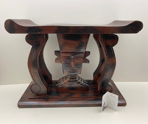 Ornate Ashanti New Edition "Oheneba" Prince Stool