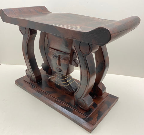 Ornate Ashanti New Edition "Oheneba" Prince Stool