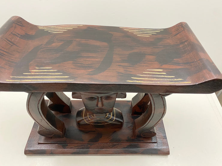 Ornate Ashanti New Edition "Oheneba" Prince Stool