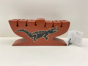 Kwanzaa "Alligator" Candleholder
