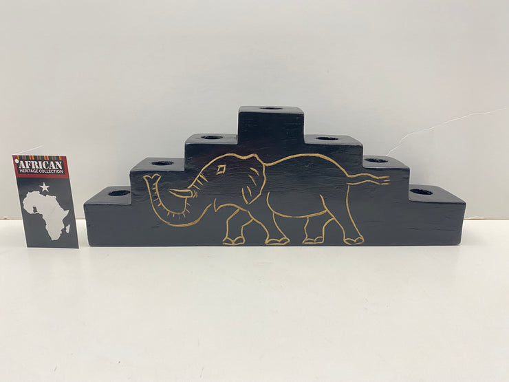 Kwanzaa "Pyramid" Candleholder