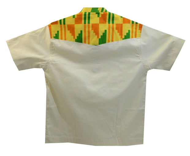 Ghana Men's Polished Cotton Dashiki - XL