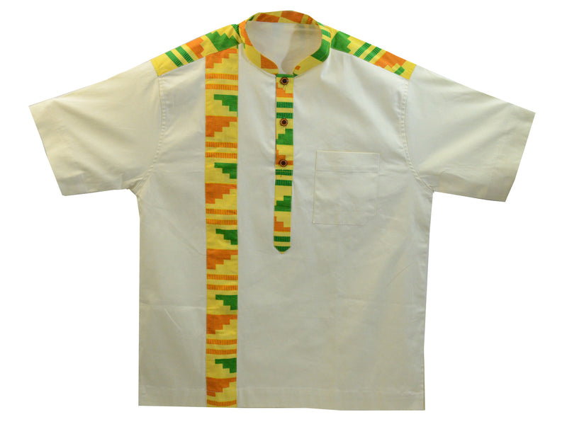 Ghana Men's Polished Cotton Dashiki - XL – African Heritage Collection