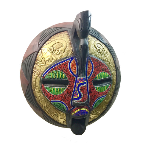 African Mask - Oversize Round Mask