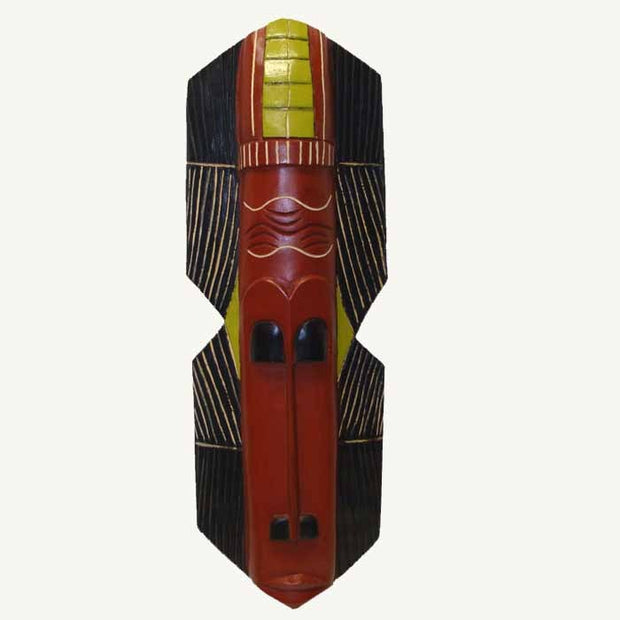 Handcrafted Carved Wood Wisdom Mask