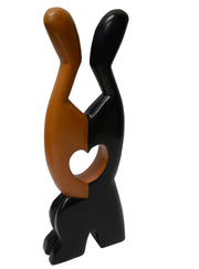 "I Love You" Wood Statuette