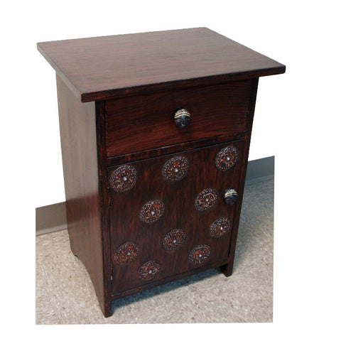 Handcrafted  African Night Stand - "Ahomka"
