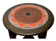 Handcrafted Tall Elephant Trunk Foyer Table